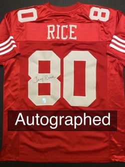 Jerry Rice SIGNED 49ers Jersey