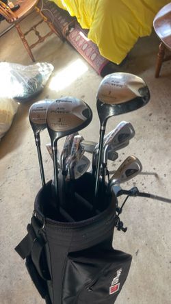 Wilson golf set Air power left hand new two clubs is used the rest is new