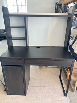 IKEA MICKE Desk with Shelf