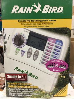 Rain Bird 6-Station Indoor Simple-To-Set Irrigation Timer