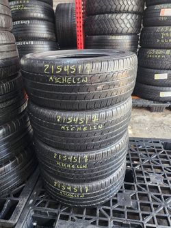 215 45R 17 USED TIRES MICHELIN 2154517 USED TIRES (SET) MOUNT BALANCE INCLUDED 