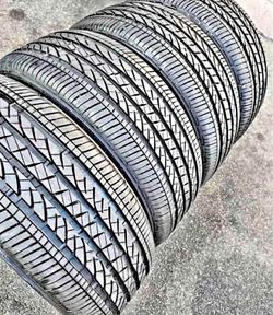 245/50/19 Bridgestone vendo un set de llantas usadas excelente condiciones de vida las 4 ✅🤩I am selling a set of used tires, all 4 in excellent livin