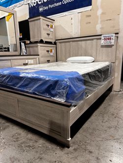QUEEN BED FOR SALE (AVAILABLE IN KING*) !!NO CREDIT NEEDED !! TAKE IT HOME TODAY!! 🚛 SAME DAY DELIVERY AVAILABLE 🚚 Se Habla Español