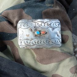 Old Silver Belt Buckle 