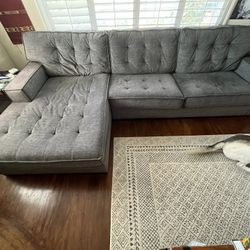 L Shape Couch - Ashley Furniture 