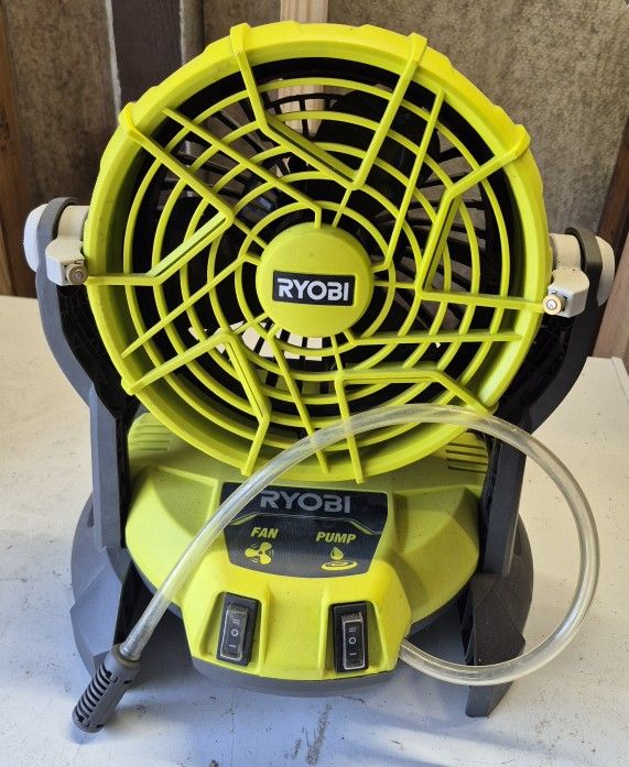 Ryobi Bucket Top Misting Fan