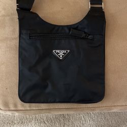 Black Tessuto Crossbody Prada bag