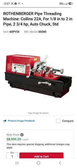 Pipe threading machine