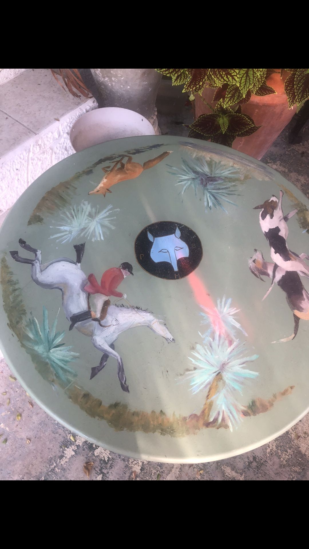 $45 Vintage Small Metal Table