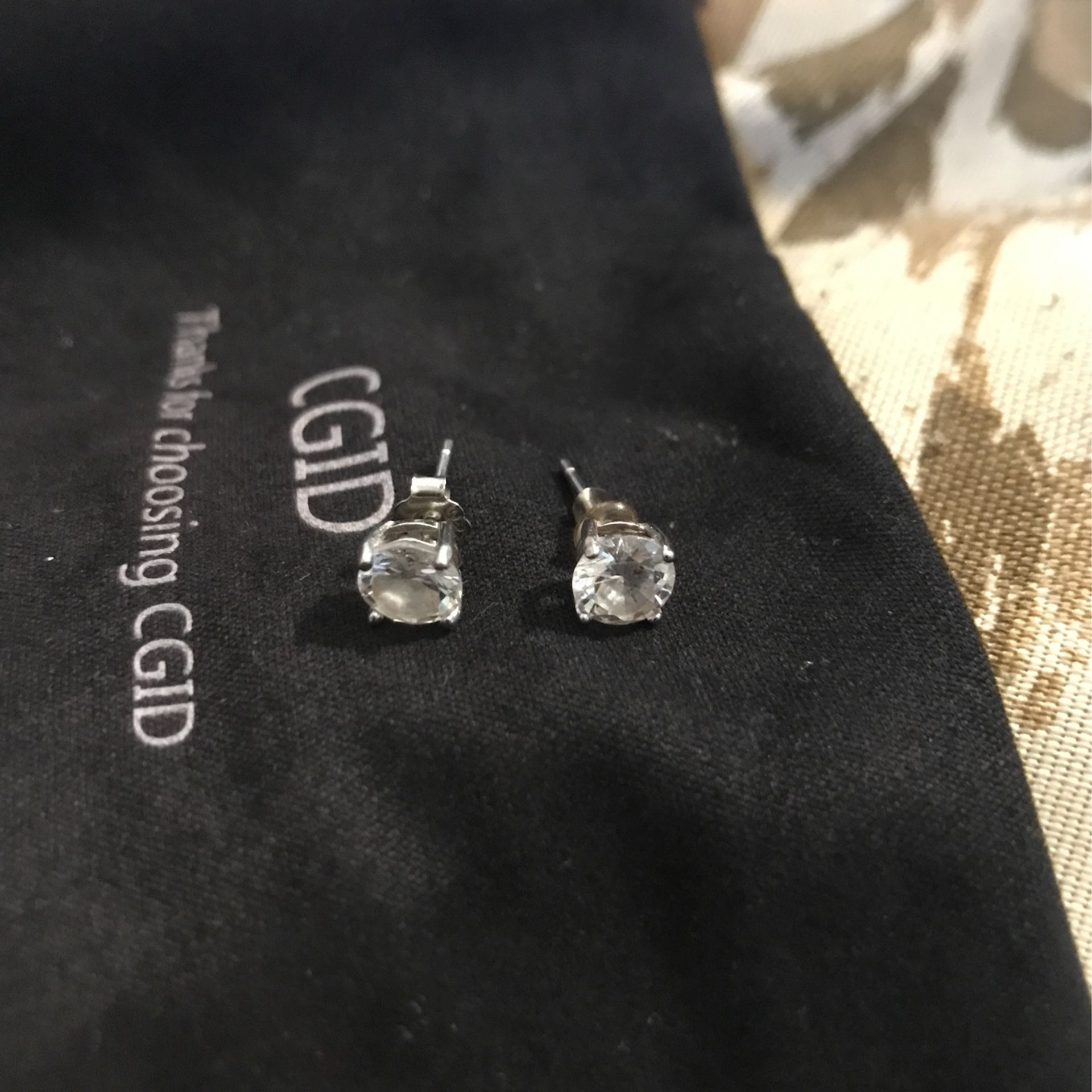 VS2-SI1 DIAMOND STUD EARRINGS