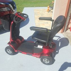 Mobility scooter.