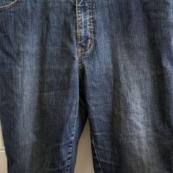 Womens Westport 14 Denim Blue Jeans Cutoffs Bermuda Shorts. 86% Cotton, 13% Polyester, 1% Spandex