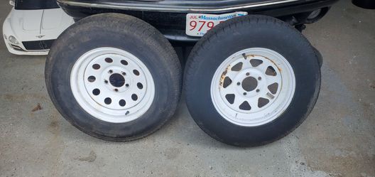 15" rime and tires (3 total) 205-75R15