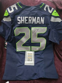 Nike Seattle Seahawks Richard Sherman Autographed On Field Jersey with JSA COA