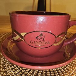 Godiva Chocolate Cup And Saucer Set