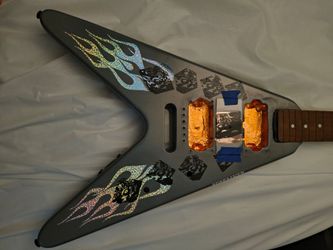 plywood V project body only and neck