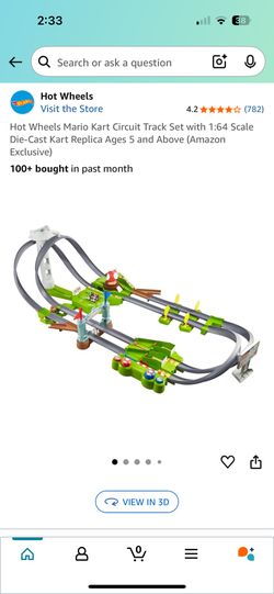 Mario Kart Hotwheel Track