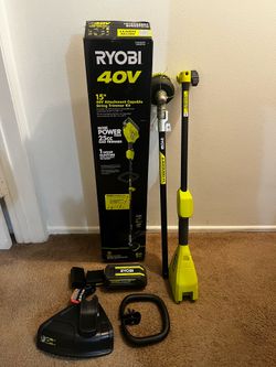 Ryobi 40v 15” String Trimmer Kit