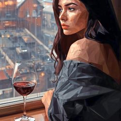 "Missing You" — Wrapped Canvas Print  (24×36")