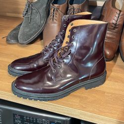 Mens Oxblood Leather Boots Sz 13 46
