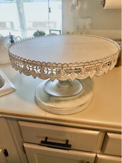 Farmhouse Rustic Inspired XL Cake Tier Stand