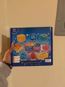 Squishy Fun Box 8-Piece Sensory Toy Set