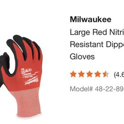 Milwaukee Gloves  Size l