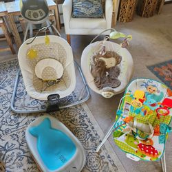Baby bundle, chair and bath