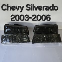 Chevy Silverado 2003-2006 Headlights 