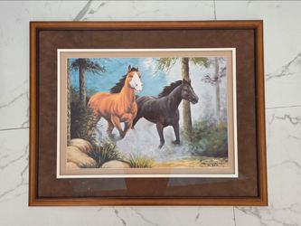 Custom Framed Horses