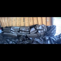Delani Leather Couch 