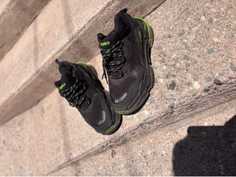 Balenciaga Triple S Black Green Sneakers Size 42 Men’s Designer Shoes