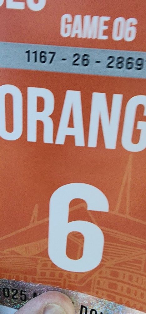 Dolphins versus bills orange parking pass