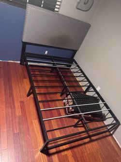 Free Full size bed frame and headboard