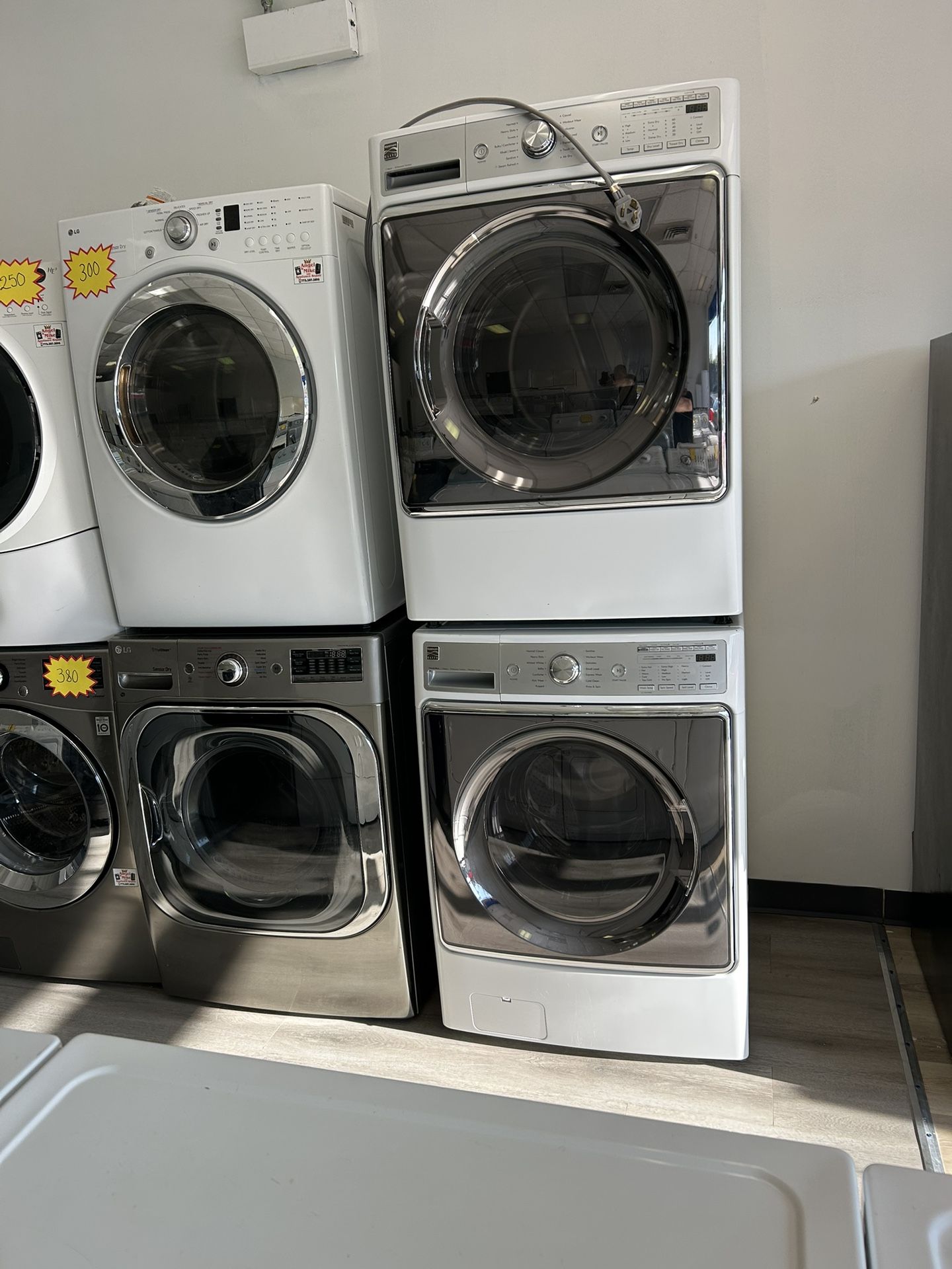 Washer And Electric Dryer