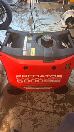 Generator predator 5000 duel fuel  super quiet inverter