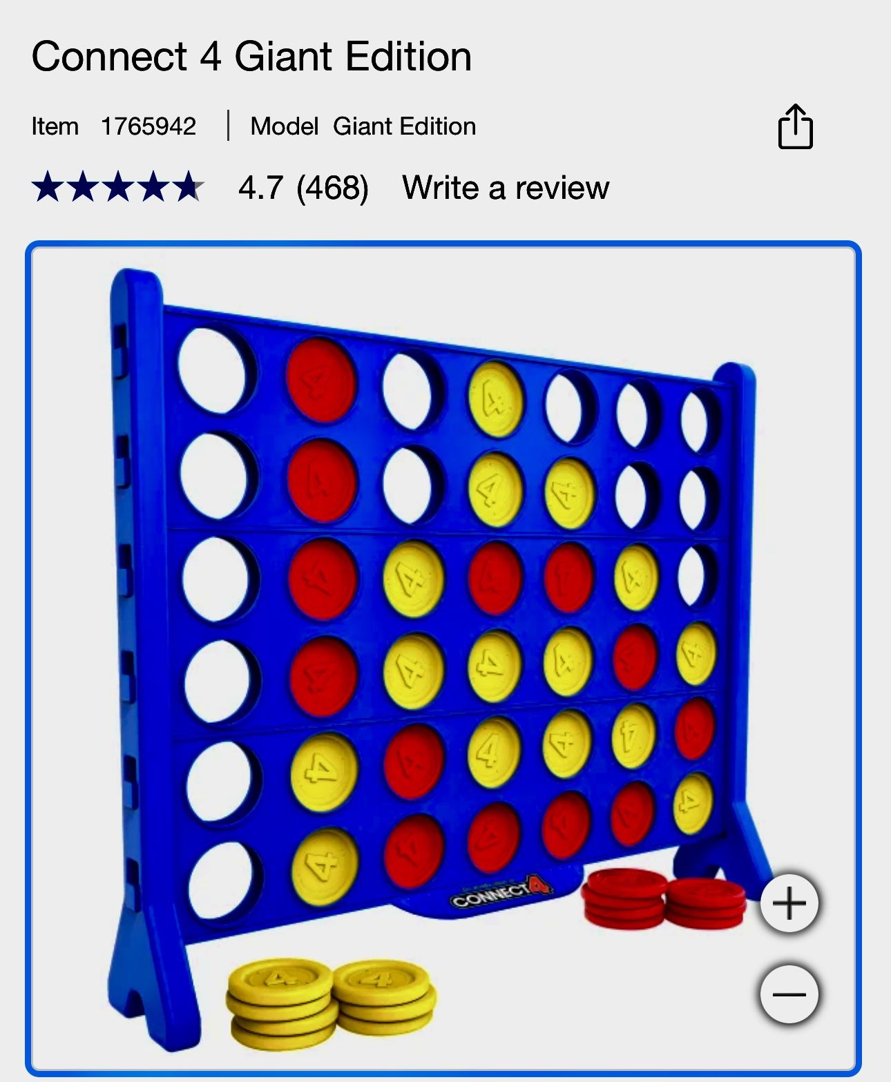 GIANT CONNECT FOUR GAME