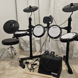 Donner Electric Drum Set with Speaker