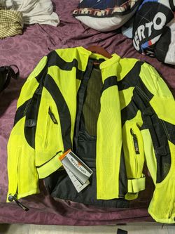 Brand New Reflective Motorcycle Jacket Medium