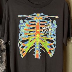 Anti Social Social Club Blow To The Chest Tee 'Black