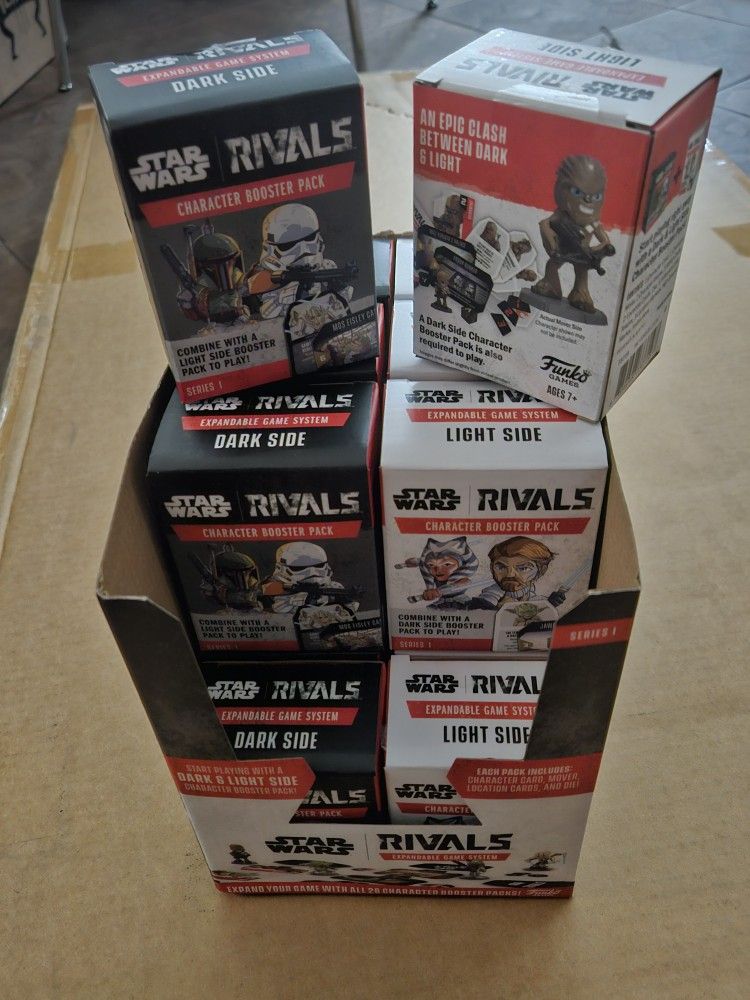star wars rivals booster box Star Wars Rivals Series 1 Character Booster Pack