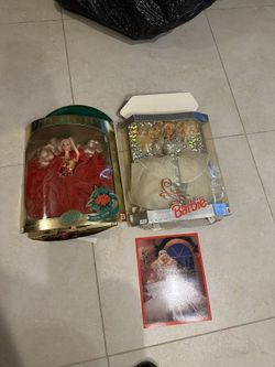 Holiday Barbie Damaged Box Bundle