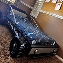 Kids Race Car Twin Bed