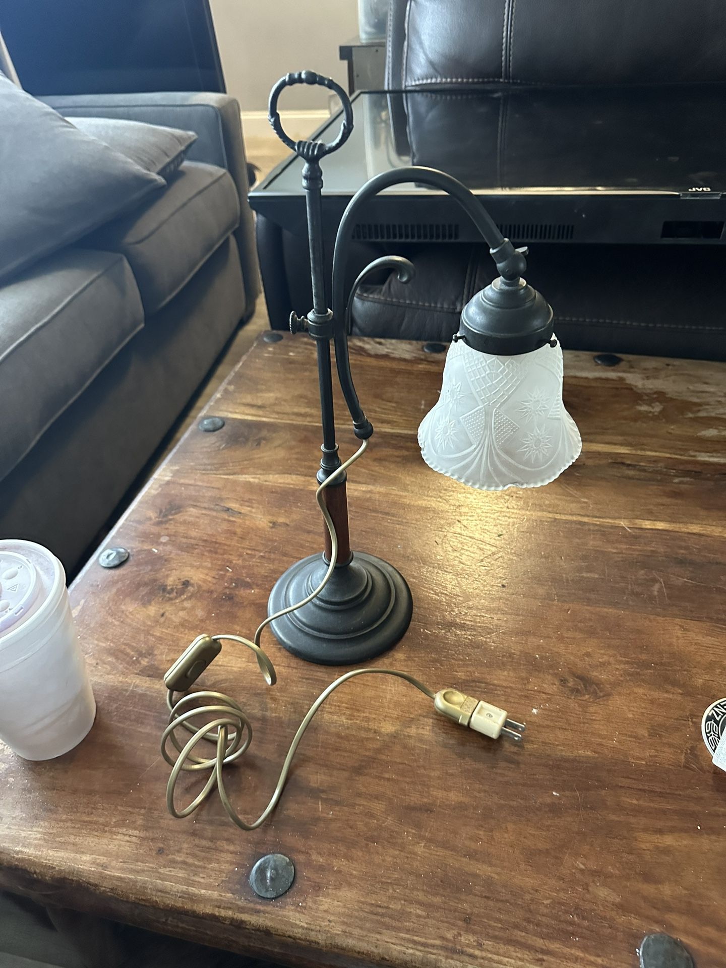 Art Deco 1920s Antique French Desk / Table Lamp