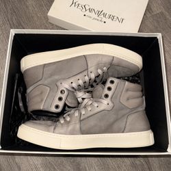 YSL Malibu 2 Cloud Grey Sneaker Sz 43 / 9.5M
