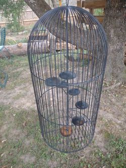 Vintage Candle Holder  Cage  For 8 Heads Candle 