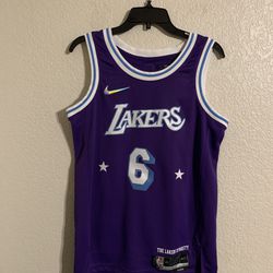 Nike LA Lakers LeBron James Swingman City Edition Jersey