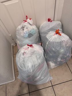 Free kids clothes and LARGE teddy bear