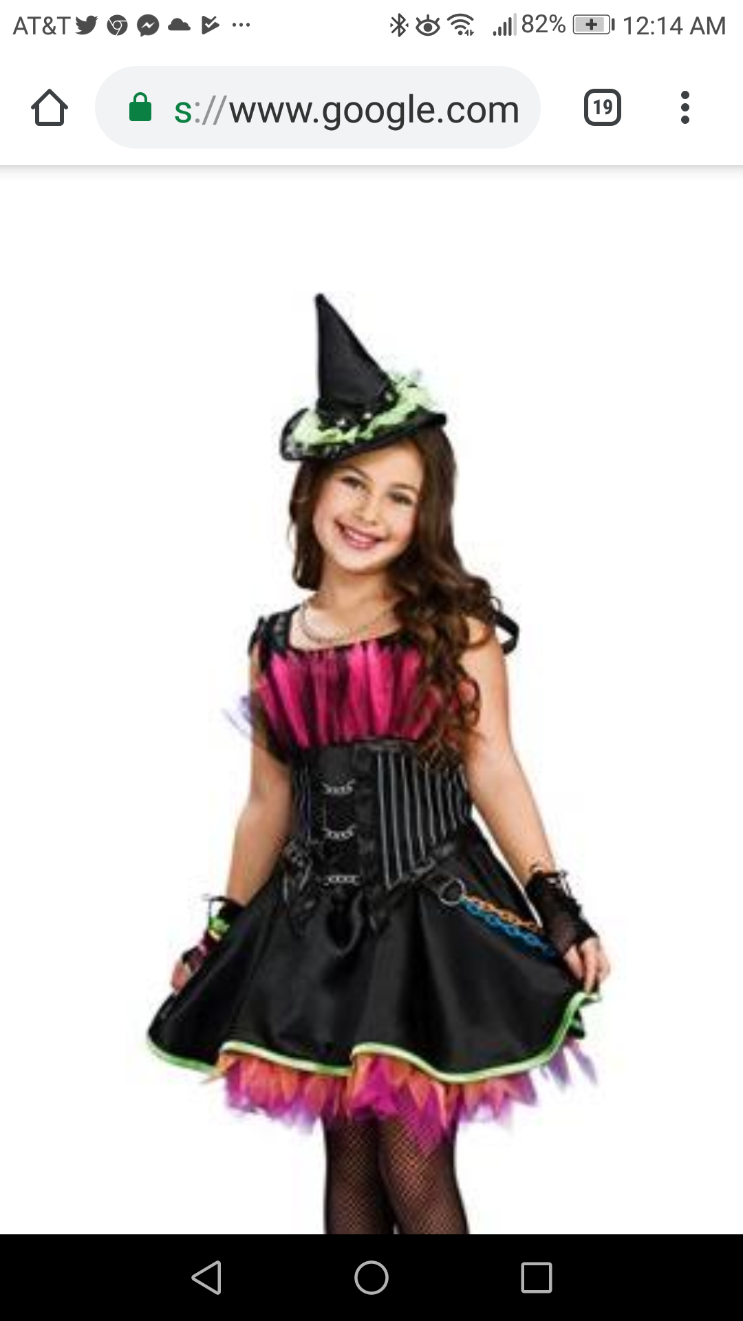 Halloween costume Witch the rocker