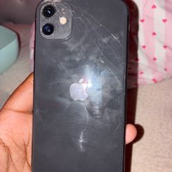 Apple iPhone with Cracked Back Glass